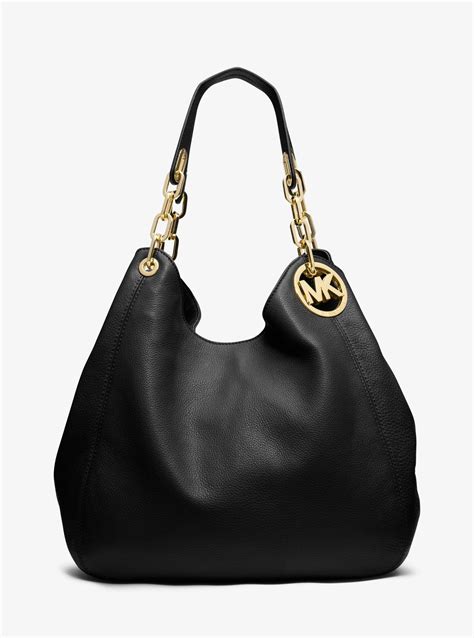 michael kors fulton large slouchy leather shoulder bag|fulton large shoulder bag.